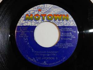 Jackson 5 Sugar Daddy / I'm So Happy Motown US M 1194F 200610 SOUL ソウル レコード 7インチ 45