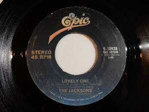 Jacksons Lovely One / Bless His Soul Epic US 9-50938 200629 SOUL DISCO ソウル ディスコ レコード 7インチ 45