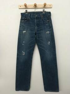 Levi's 501 03501-01 リーバイス 501 メンズ ダメージ加工 ボタンフライデニム/ジーンズ 良品 size W30