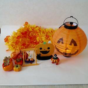  Halloween decoration various set pumpkin. lantern ornament pumpkin. decoration attaching molding season event Jack o- lantern 