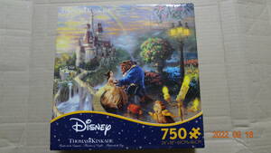 Art hand Auction Puzzle 750P Thomas Kinkade Disney La Belle et la Bête, jouet, jeu, puzzle, Puzzle