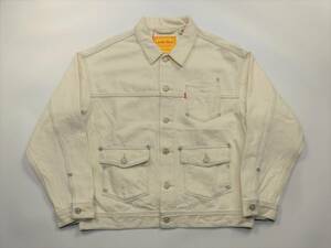 Levi's Red リーバイスレッド A0153-0001 コットンヘンプ デニムジャケット ホワイト 白 M