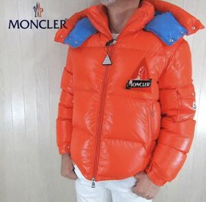 新品未使用 モンクレール MONCLER ダウンジャケット WILSON size1 オレンジ