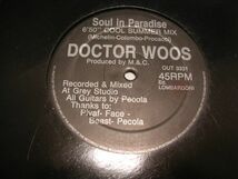 ●UK SOUL Downbeat 12inch●DOCTOR WOOS / SOUL IN PARADISE_画像2