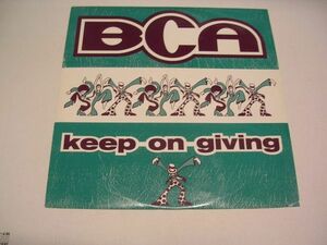 ●UK SOUL ACID JAZZ 12inch●BCA(BIG CITY ATTITUDE) / KEEP ON GIVING