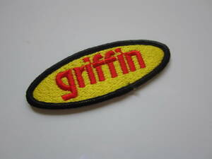 ビンテージ griffin グリフィン ロゴ　ワッペン/ラジエーター パーツ レーシング 部品 自動車 バイク F１ 156