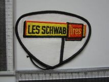 ビンテージ LES SCHWAB Tires レス・シュワブ タイヤ ワッペン/刺繍 エンブレム 自動車 整備 レーシング F1 151_画像10