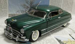 * out of print * Franklin Mint *1/24*1951 Hudson Hornet Club Coupe green 