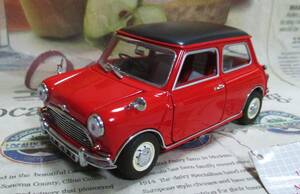 * очень редкий распроданный * Franklin Mint *1/24*1967 Morris Mini Cooper S красный * Mini Cooper 