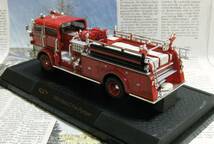 ★激レア絶版*Signature Models*1/50*1960 Mack Fire Truck レッド*消防車≠フランクリンミント_画像2