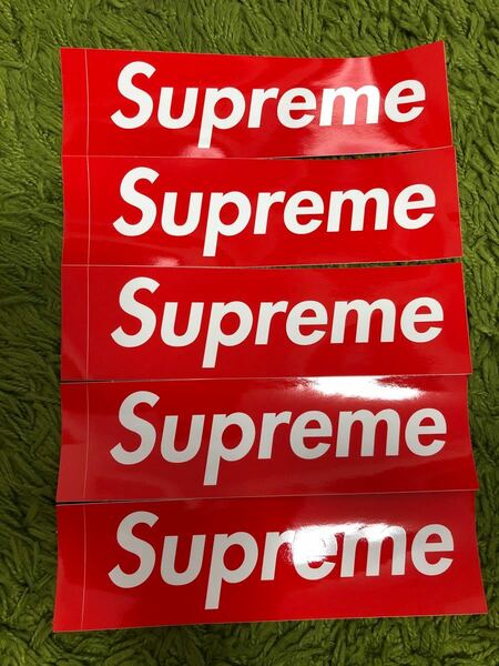 Supreme Boxlogo ステッカー シュプリーム 5枚セット