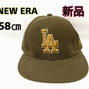 【値下げ】NEW ERA ニューエラ ドジャース ベースボールキャップ ニューエラキャップ 帽子 LA ブラウン
