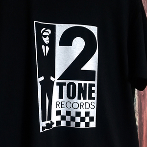 送込　2TONE RECORDS ツートーン SKA 半袖Tシャツ　黒　2XLサイズ