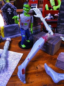 [ immediate payment ][ stock equipped ]zombi leg pen America miscellaneous goods party decoration Halloween decoration 