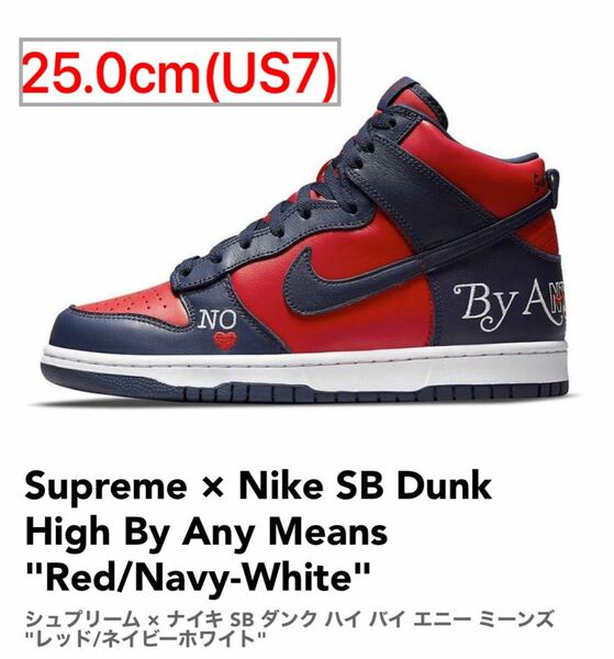 Supreme × Nike SB Dunk High By Any Means