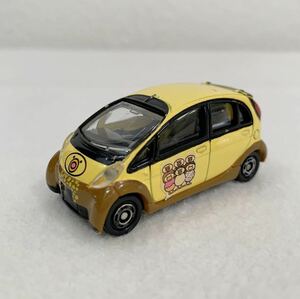 ミニカー　1/58 三菱アイ・ミーブ D-ピピコカー(イエロー×ブラウン) 「ミスタードーナツ トミカ」 ミスタードーナツ キッズセット限定〈K5