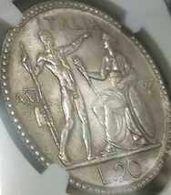 【高鑑定】1927R イタリア　エマヌエーレ３世　20リレ 銀貨 NGC MS64 アンティークコイン 希少 レア 人気 資産防衛_画像8