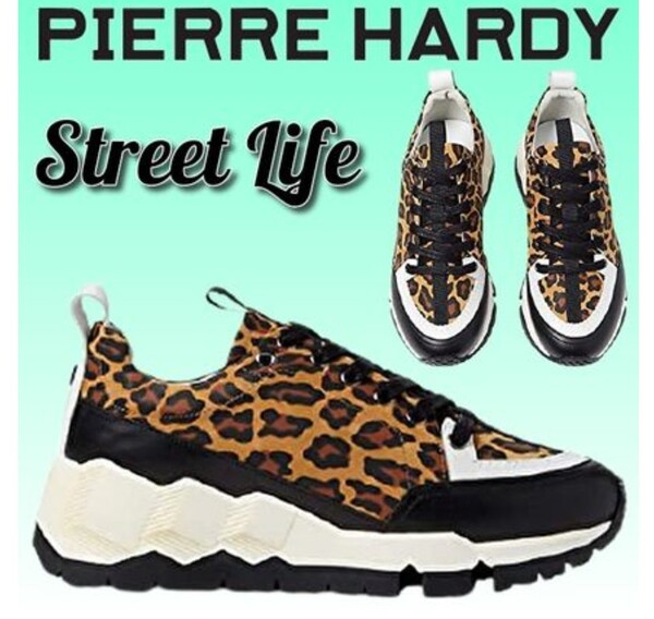 レア!PIERRE HARDY ピエールアルディ スニーカー レオパード