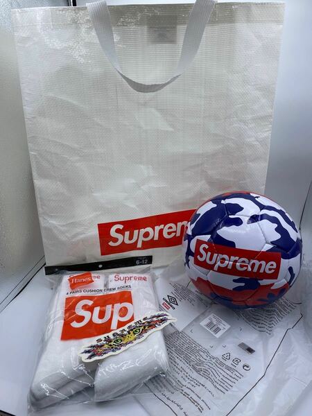 Supreme soccer ball セット crew socks (4pc)