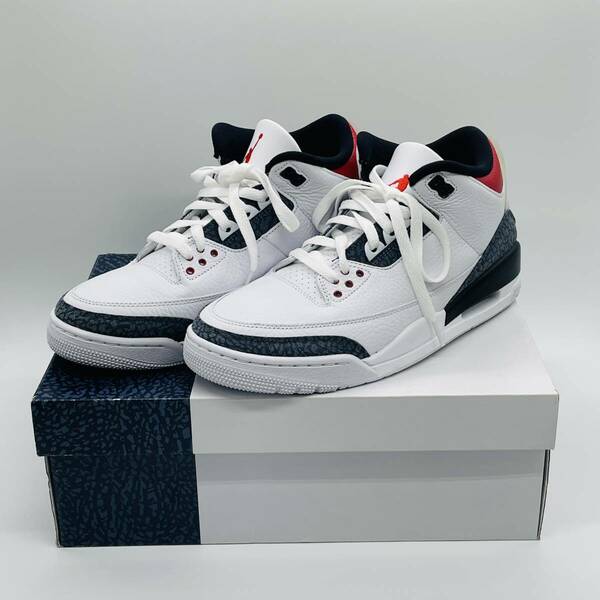 【新品未使用】Jordan 3 Retro SE-T CO JP Fire Red Denim CZ6433-100 ナイキ エアジョーダン レトロ ファイヤー レッド ホワイト yeezy