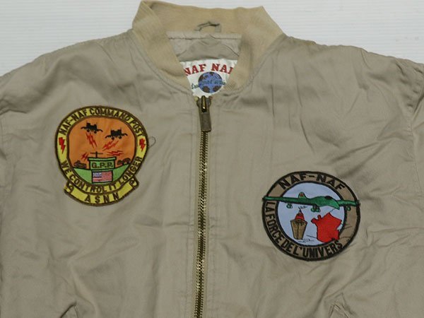 ヤフオク! -naf naf(ジャケット、上着)の中古品・新品・古着一覧 日本最大のブランド NAFNAF 【送料無料】USED古着 ナフナフ カーキ トレーナー 刺繍ロゴ スウェット