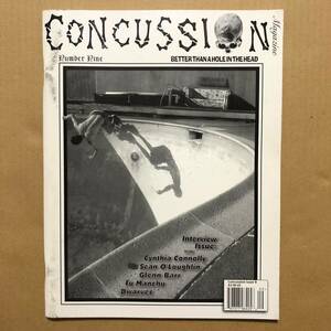 Concussion Magazine Issue 9 Skateboard John Kricfalusi Glenn Barr スケートボード ヴィンテージ マガジン Confusion old art