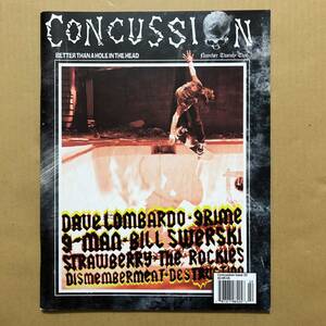 Concussion Magazine Issue 22 Skateboard Grime Tattoo スケートボード ヴィンテージ マガジン Confusion skateboard オールド 洋書