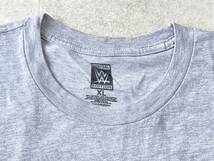 ☆送料無料☆ WWE USA直輸入 古着 半袖 プロレス ROMAN REIGNS ロマン・レインズ Tシャツ メンズ XL グレー トップス 中古 即決_画像4