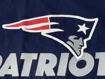 ☆送料無料☆ Majestic USA直輸入 古着 NFL NEW ENGLAND PATRIOTS ニューイングランド・ペイトリオッツ 半袖 Tシャツ メンズ M ネイビー _画像5