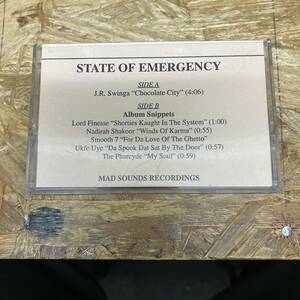 シHIPHOP,R&B STATE OF EMERGENCY シングル,RARE TAPE 中古品