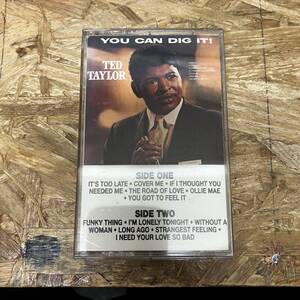 シHIPHOP,R&B TED TAYLOR - YOU CAN DIG IT! アルバム,INDIE TAPE 中古品