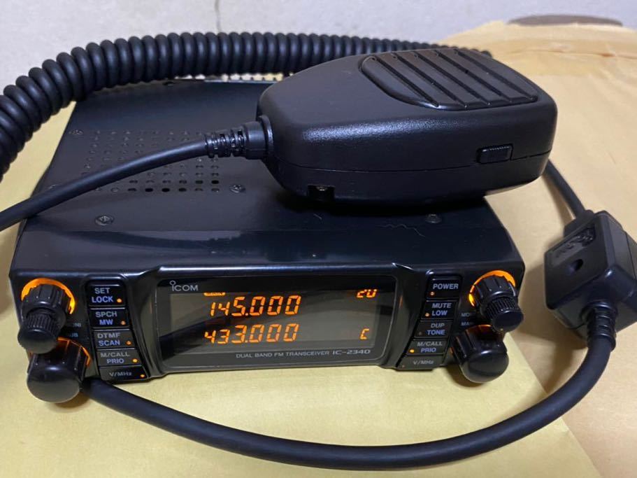 日産純正カ  144/430Mz無線機 IC-2340 ICOM アマチュア無線