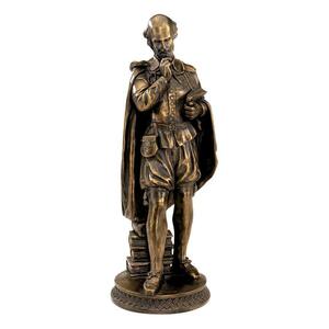 思索するウィリアム・シェイクスピア彫像 彫刻/ イギリス劇作家『ハムレット』『マクベス』『オセロ』『リア王』(輸入品)