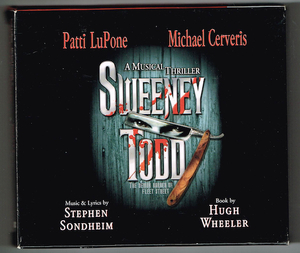 ★送料無料/CD★ Patti LuPone / Michael Cerveris in SWEENEY TODD - THE DEMON BARBER OF STREET (Music&Lyrics by STEPHAN SONDHEIM)