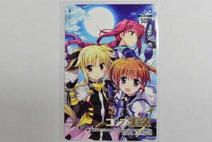 628 collector goods unused comp Ace ④[ Magical Girl Lyrical Nanoha Reflection THE COMICS ] wistaria genuine ../ Toshocard * QUO card 