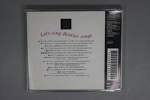 LET’S SING BEATLES SONGS　１４曲　CD送料180円_画像2