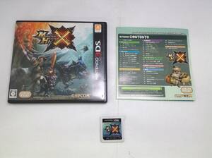  used A* Monstar Hunter Cross * Nintendo 3DS soft 