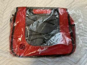 Fender brand shoulder bag mesenja- type red unused goods postage included 