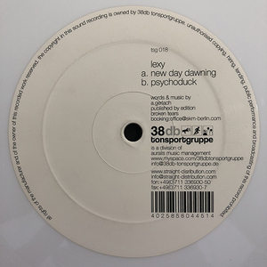 Lexy / New Day Dawning [38db-Tonsportgruppe TSG018] ホワイトカラー盤