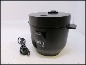 ●コーナン PortTech 3合マイコン炊飯器 PTY-MRC300C 2021年製 熱動作確認済み 現状品●