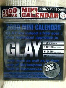  unopened goods / postage included /GLAY-2000 year memory limitation -CD type desk calendar ( seal entering )