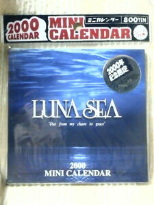 未開封品/送料込み/LUNA SEA-２０００年記念限定-CD型卓上カレンダー（シール入り）
