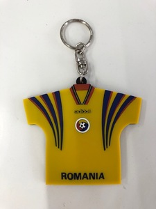 ☆即決*新品*非売品【アディダス adidas】ルーマニア ROMANIA サッカー ユニフォーム キーホルダー☆