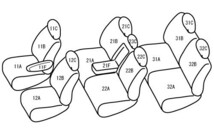 Bellezza ベレッツァ シートカバー カジュアル アイシス ZGM10W ZGM11W ZGM10G ZGM11G ZGM15W ZGM15G H24/6～ 7人乗 G/L-Gエデ/プラタナV_画像2