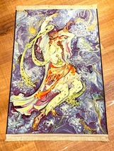 アートペルシャ絨毯・プリントマシンノット・イラン・絨毯・タペストリー60cm×90cm p19_画像1