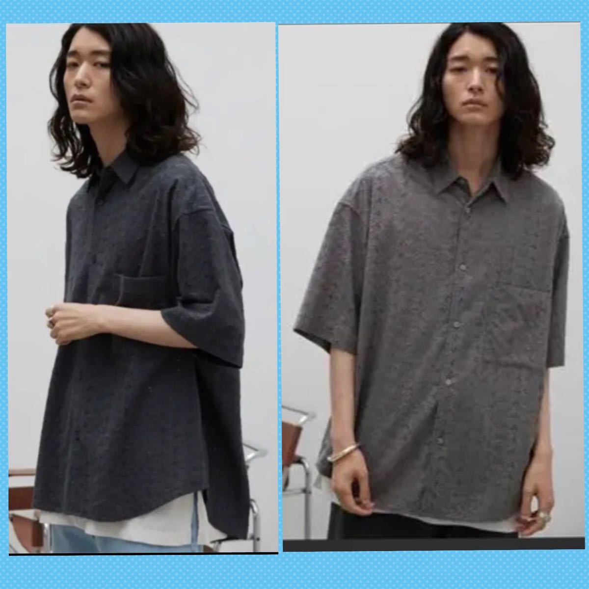 PayPayフリマ｜【WYM LIDNM】 EMBROIDERY SHEER SHIRT