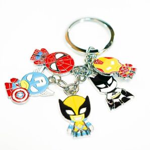 キーホルダー スパイダーマン アイアンマン バットマン グッズ キーリング おもちゃ