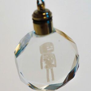 キーホルダー マインクラフト 光る クリスタル 骨 LED グッズ キーリング おもちゃ
