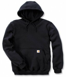 Обратное решение! Carhartt Car Heart K121 Свободный посадка в середине веса Parka Black Sweat Parker XL