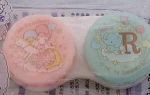  contact lens case * soft contact lens case ②*ki Kirara * Little Twin Stars *ki Kirara * new goods unopened 